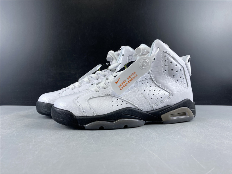 jordan 6 retro alligator (gs) - 384665-110