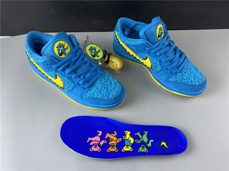 grateful dead x nike sb dunk low cj5378 800