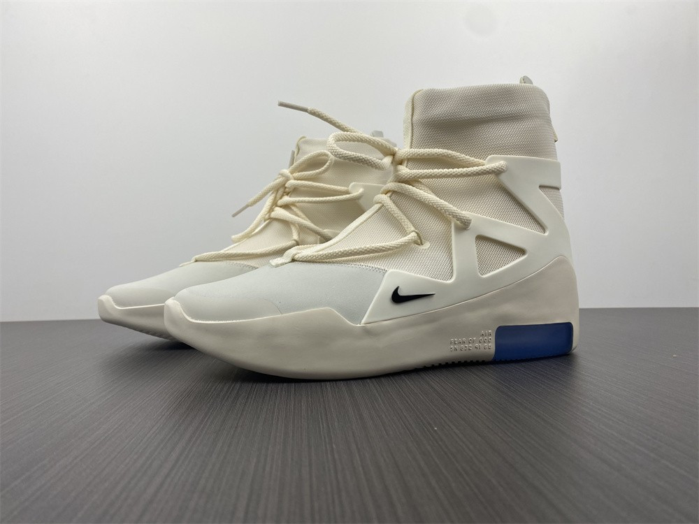 nike air fear of god 1 sail black - ar4237-100