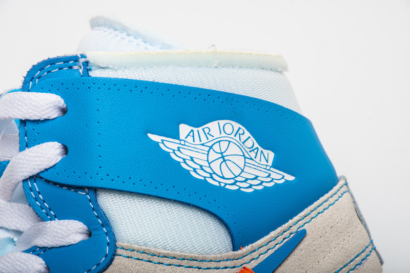 owt nike air jordan 1 unc blue aq0818-148