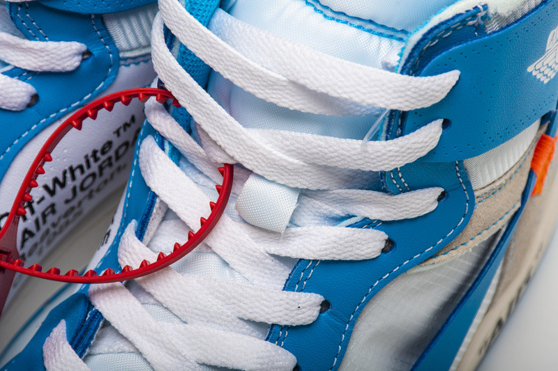 owt nike air jordan 1 unc blue aq0818-148