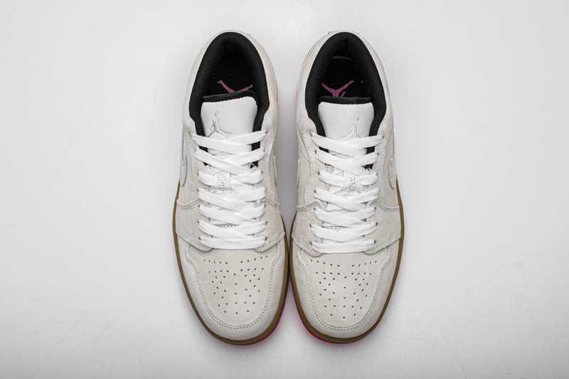 jordan 1 low white gum hyper pink 553558-119