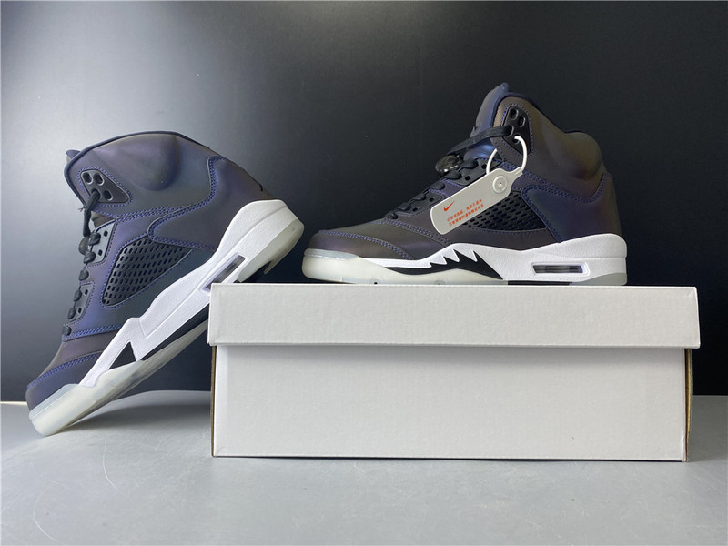 air jordan 5 wmns “oil grey” cd2722-001