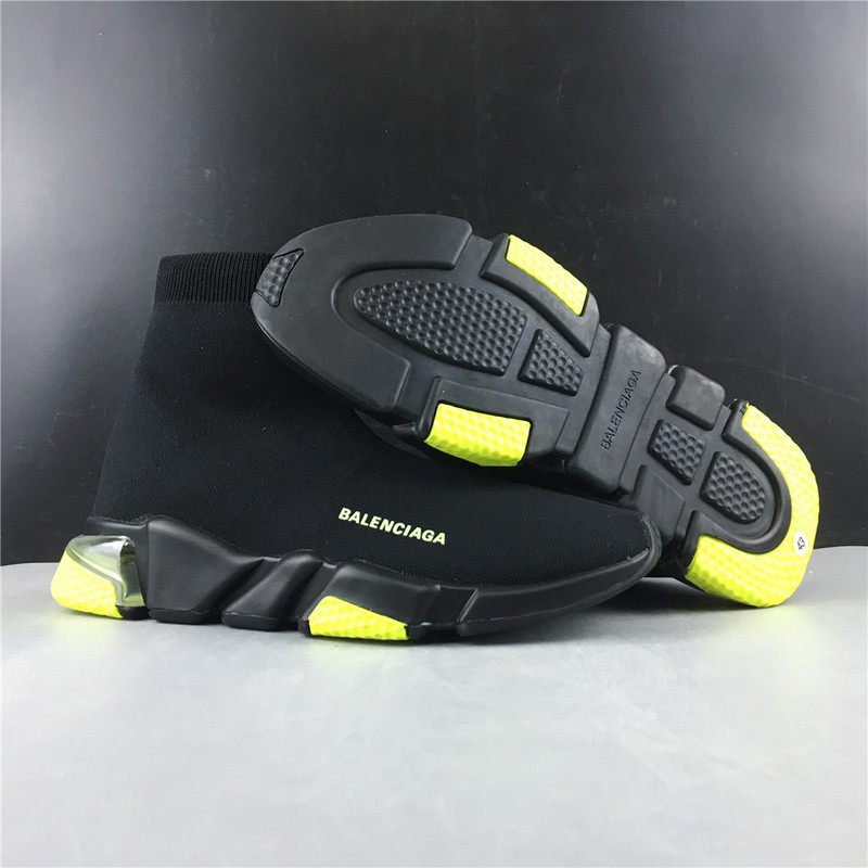 ba*len*cia*ga speed trainer sneakers with yellow botT0m