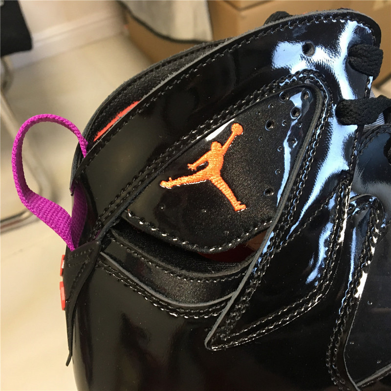 jordan 7 retro black patent (w) 313358-006