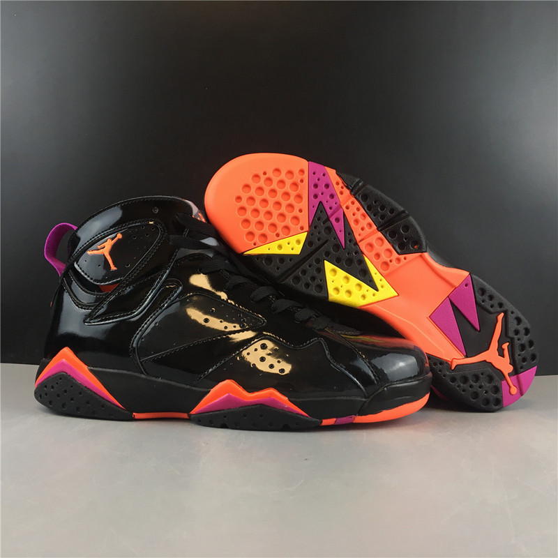 jordan 7 retro black patent (w) 313358-006