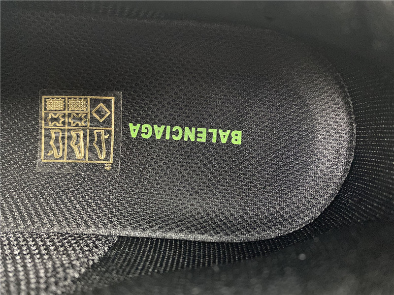 Ba*len*cia*ga triple s black green