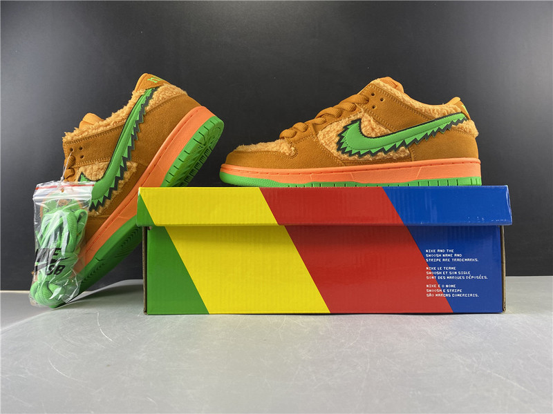 dead x nike sb dunk low“ orange bear” cj5378-800