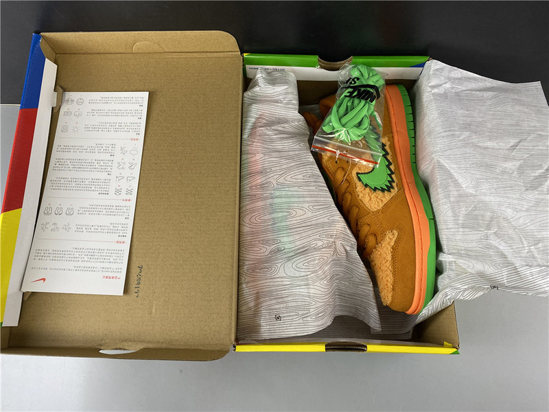 dead x nike sb dunk low“ orange bear” cj5378-800