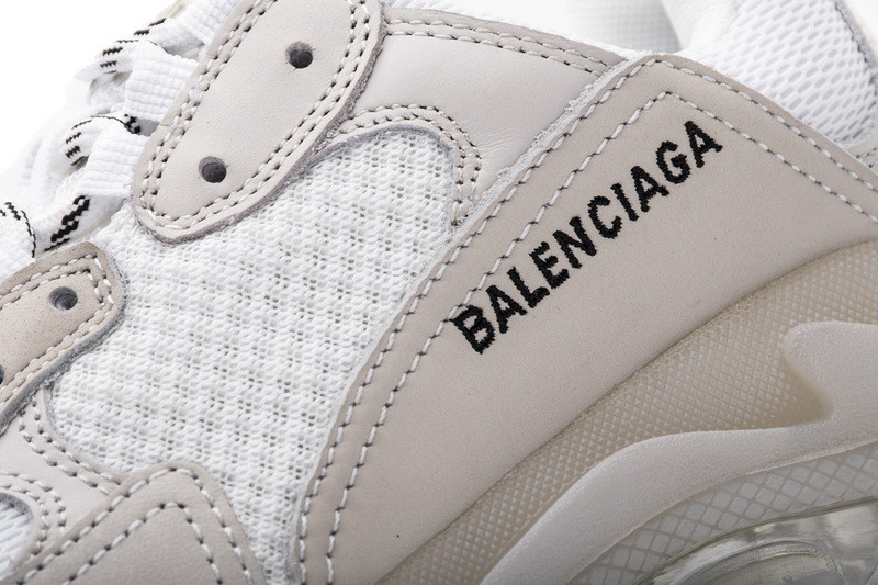 Ba*len*cia*ga triple s trainers clear sole trainer white 544351-w09e1-9000