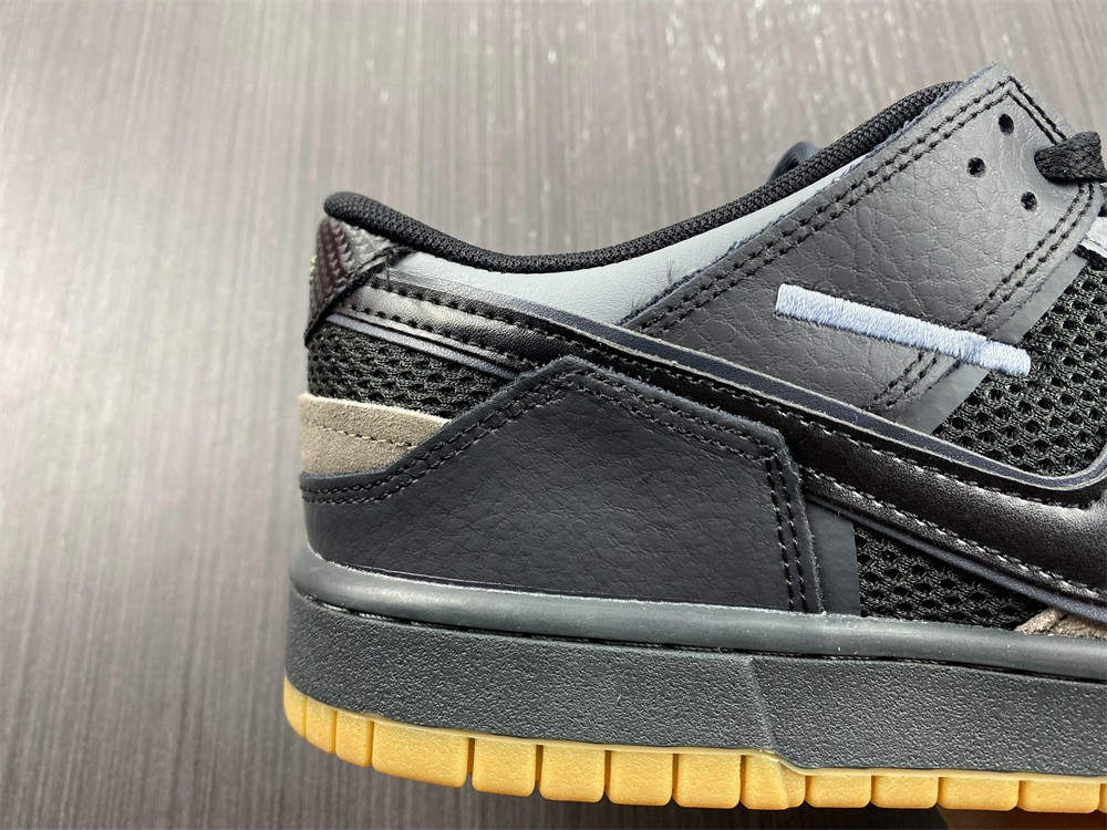 nike dunk low scrap black gum - db0500-001