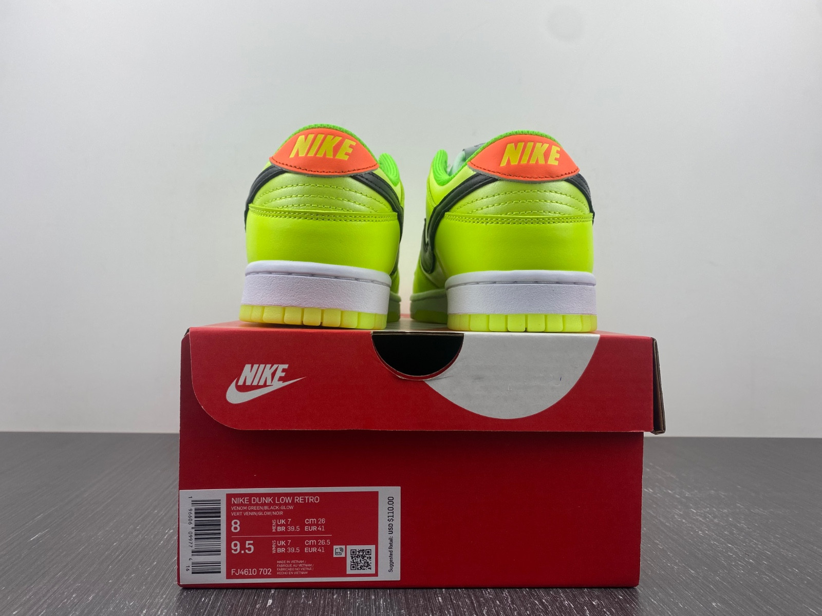 nike dunk low glow in the dark fj4610-702