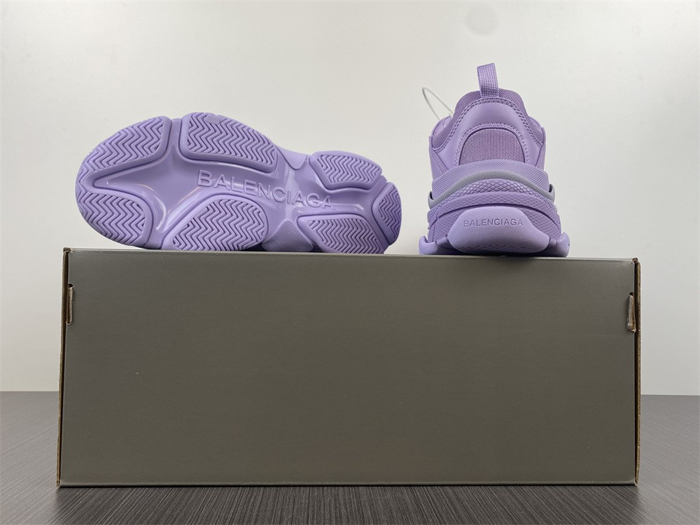 Ba*len*cia*ga triple s green purple 1.0 sneaker