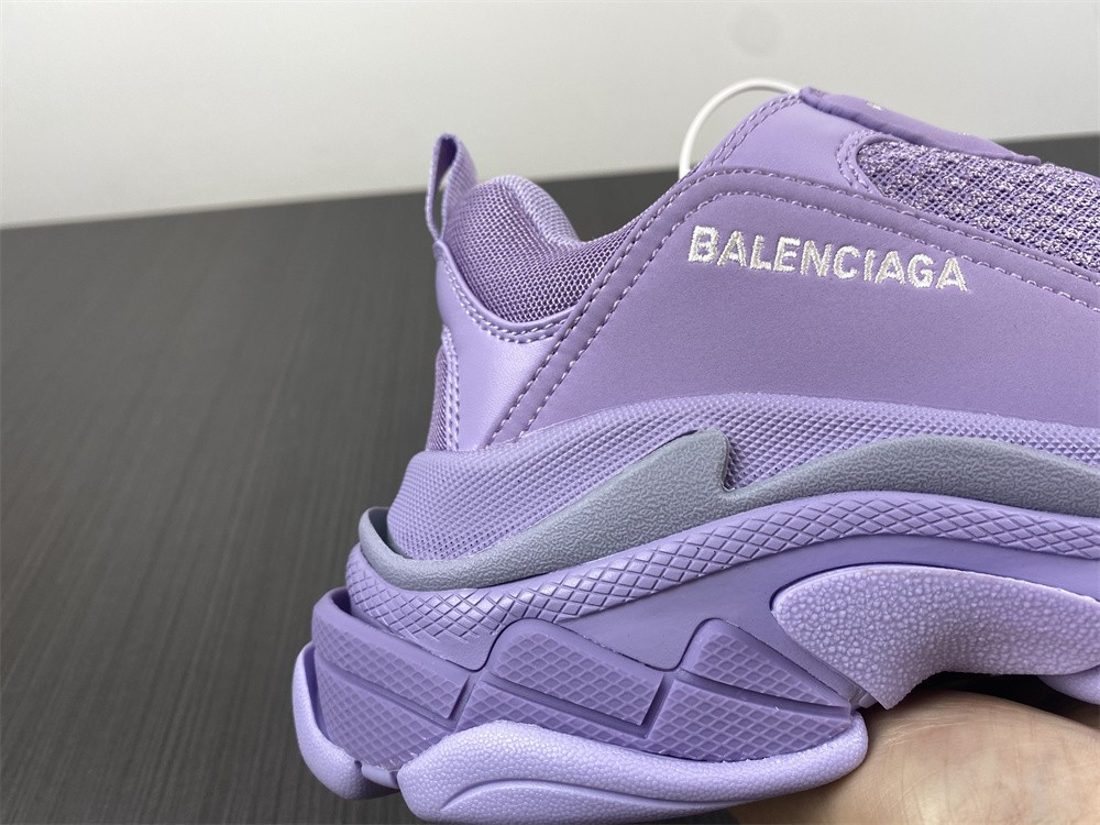 Ba*len*cia*ga triple s green purple 1.0 sneaker