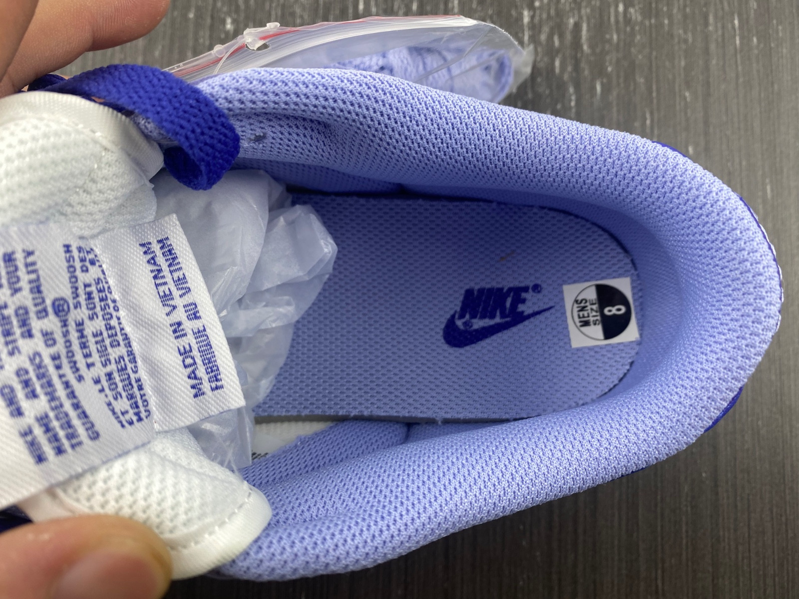 nike dunk low blueberry (gs) - dz4456-100