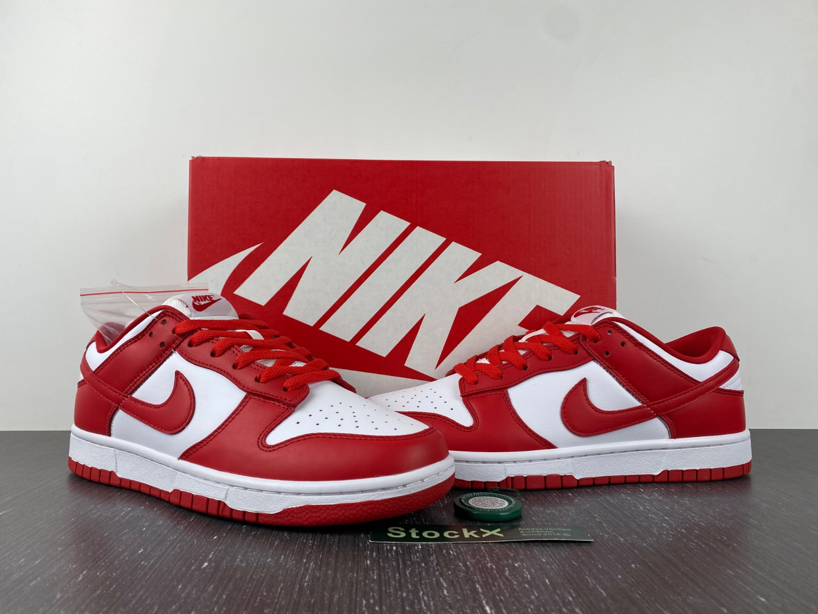 nike dunk low university red (2020) cu1727-100