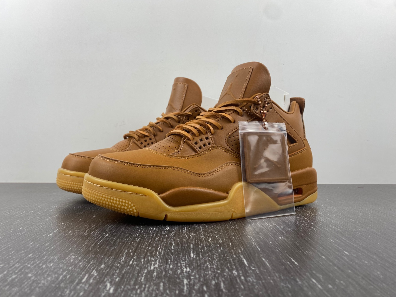 air jordan 4 retro ginger wheat men''s - 819139-205
