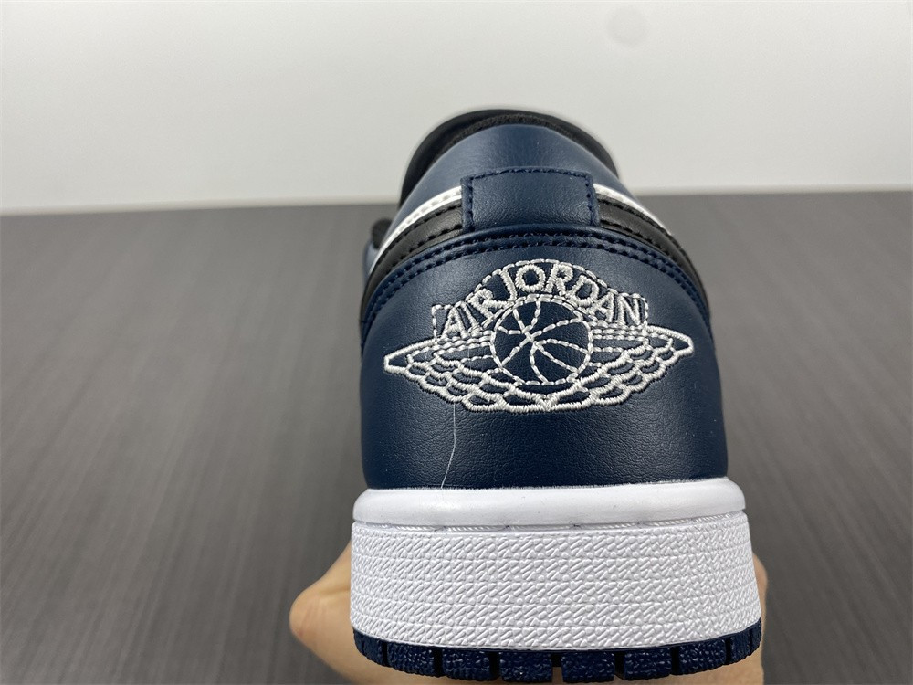 jordan 1 low dark teal - 553558-411