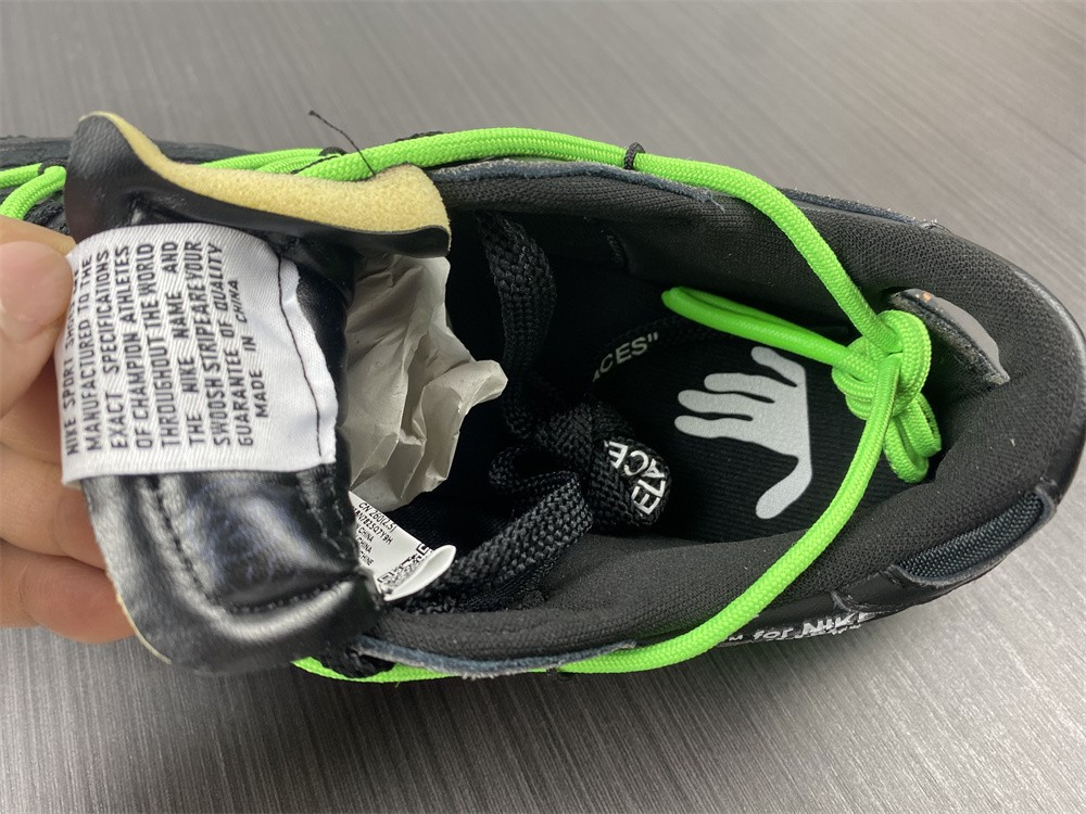 owt x nike blazer low black green dh7863-001