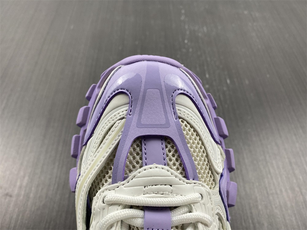 Ba*len*cia*ga track trainer 4.0 white &purple&grey