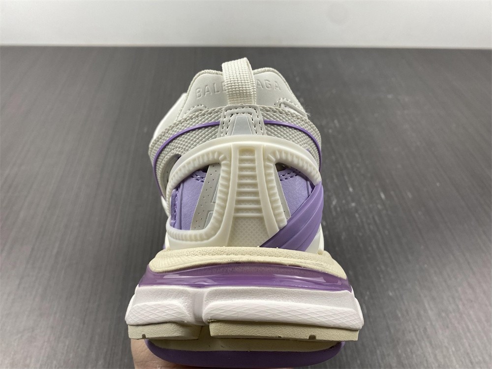 Ba*len*cia*ga track trainer 4.0 white &purple&grey