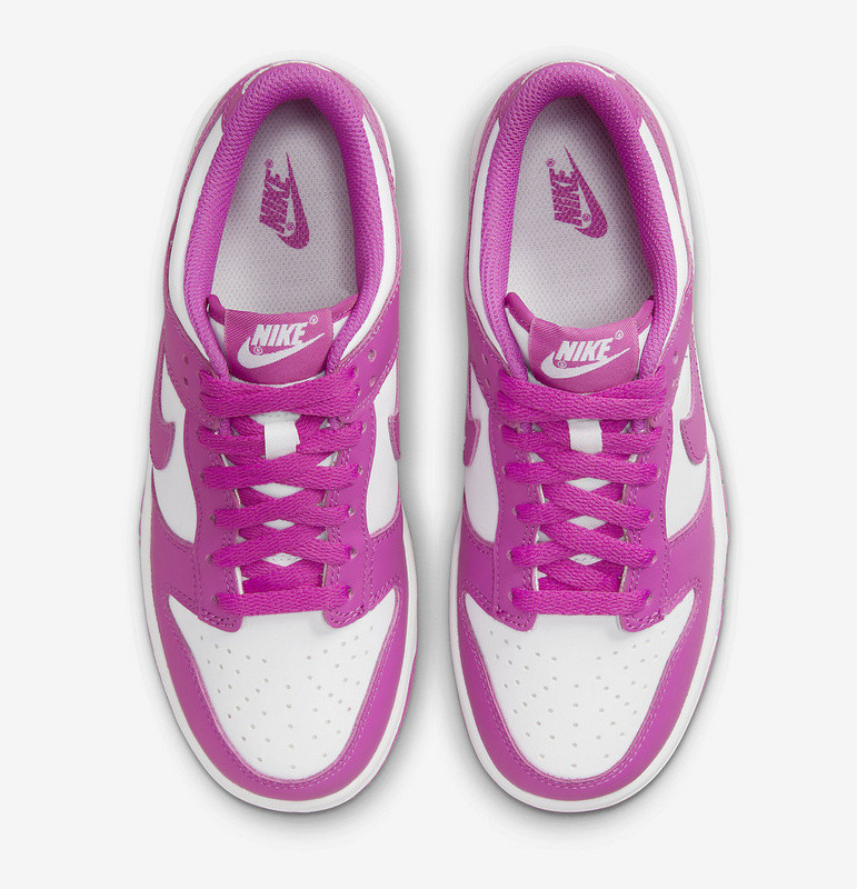 nike dunk low active fuchsia (gs) - fj0704-100