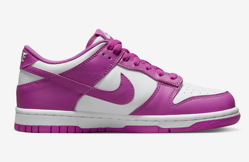 nike dunk low active fuchsia (gs) - fj0704-100