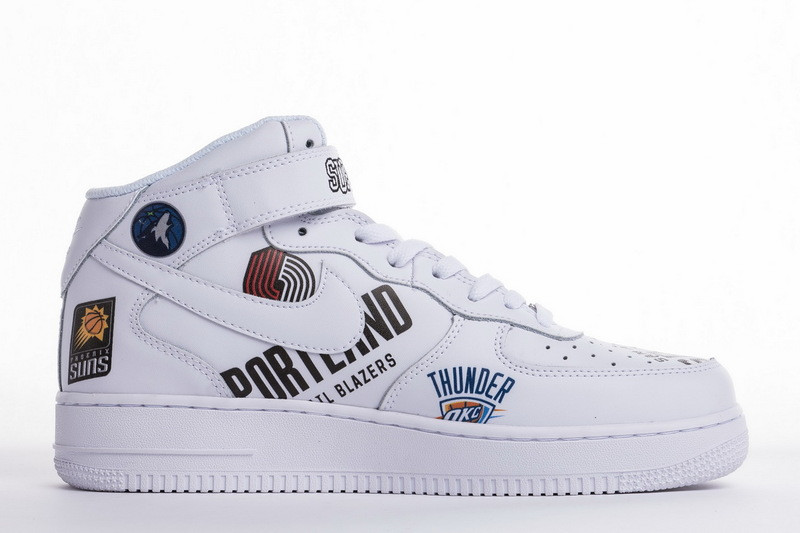 nike air force 1 mid nba white aq8017-100