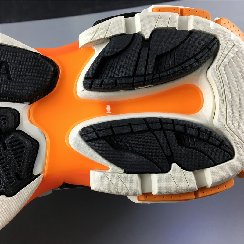 Ba*len*cia*ga 3.0 track trainer orange white with led