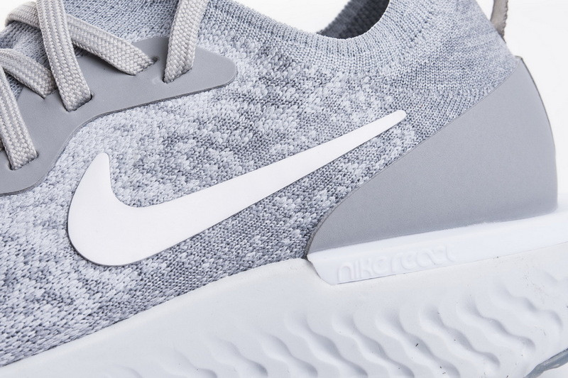 nike epic react flyknit wolf grey aq0067-002