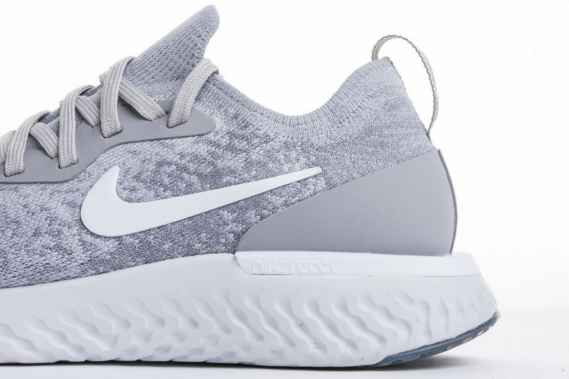 nike epic react flyknit wolf grey aq0067-002