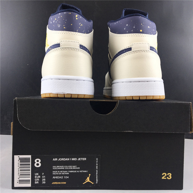 air jordan 1 retro mid jeter ah6342-104