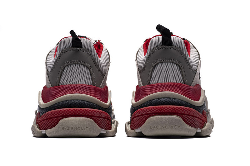 Ba*len*cia*ga triple s grey/red