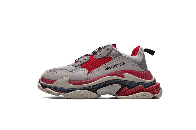 Ba*len*cia*ga triple s grey/red