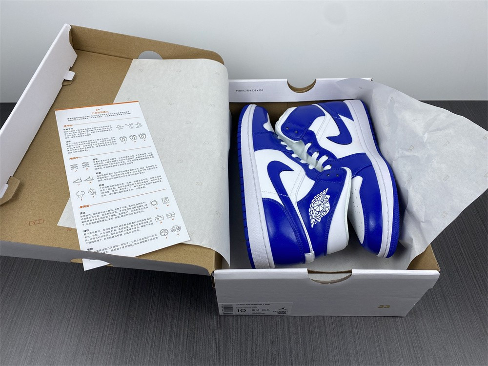 jordan 1 mid kentucky blue (w) - bq6472-104