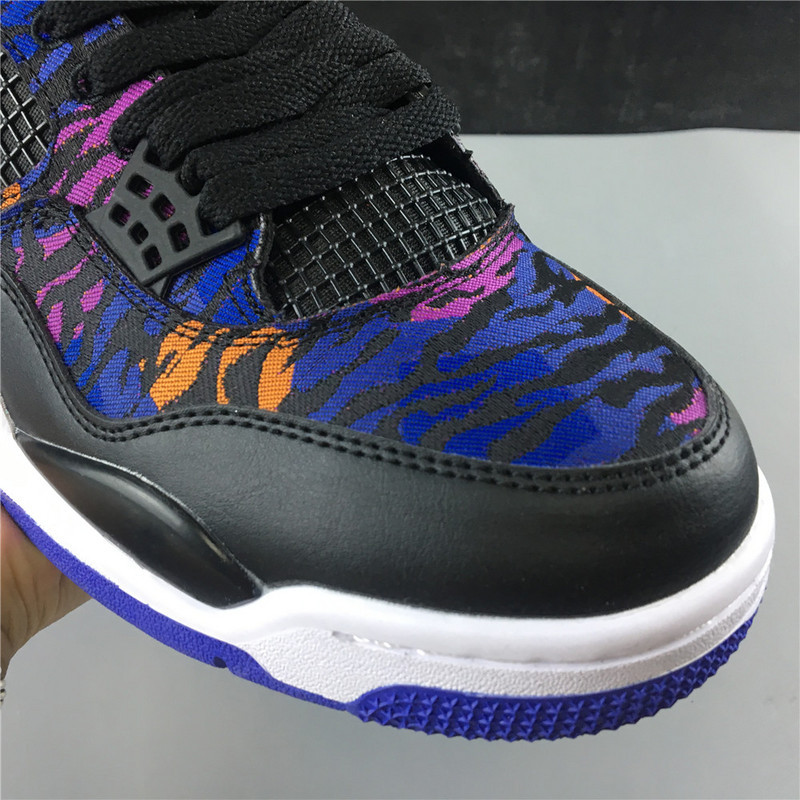 jordan 4 retro black rush violet (gs) - bq9043-005