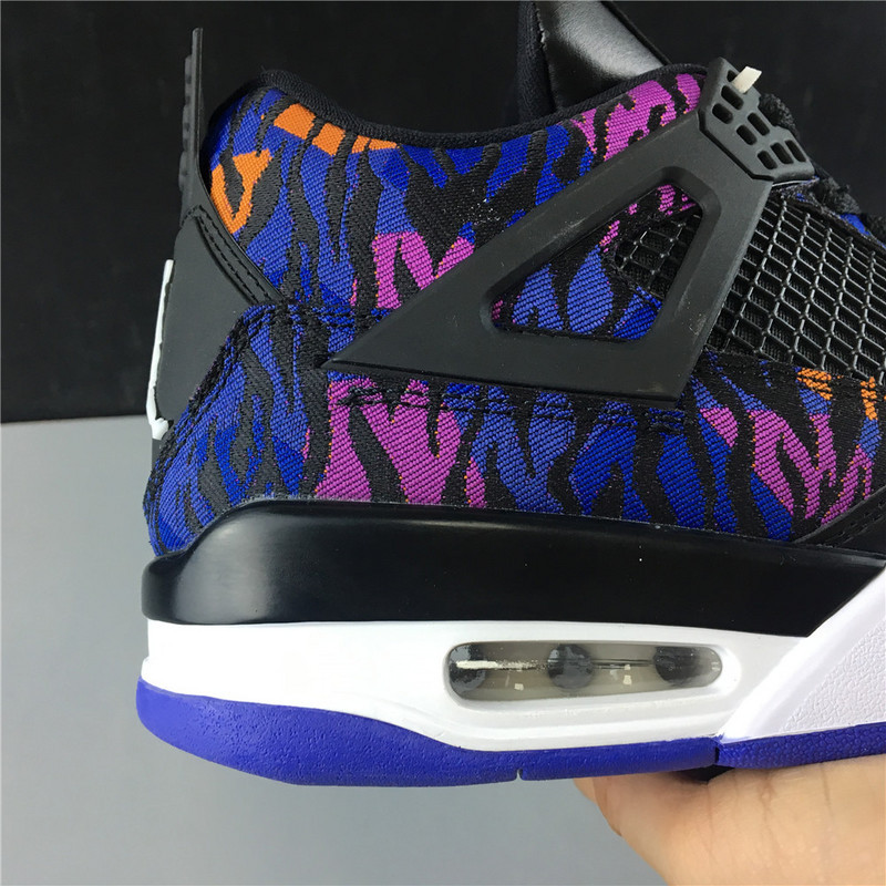 jordan 4 retro black rush violet (gs) - bq9043-005