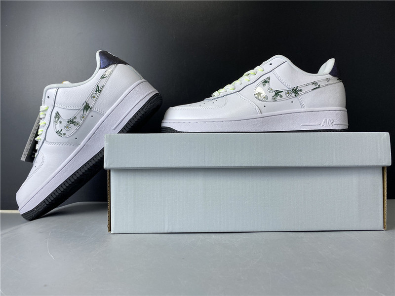 nike air force 1 low daisy (gs) - cw5859-100