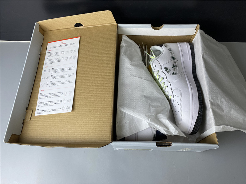 nike air force 1 low daisy (gs) - cw5859-100