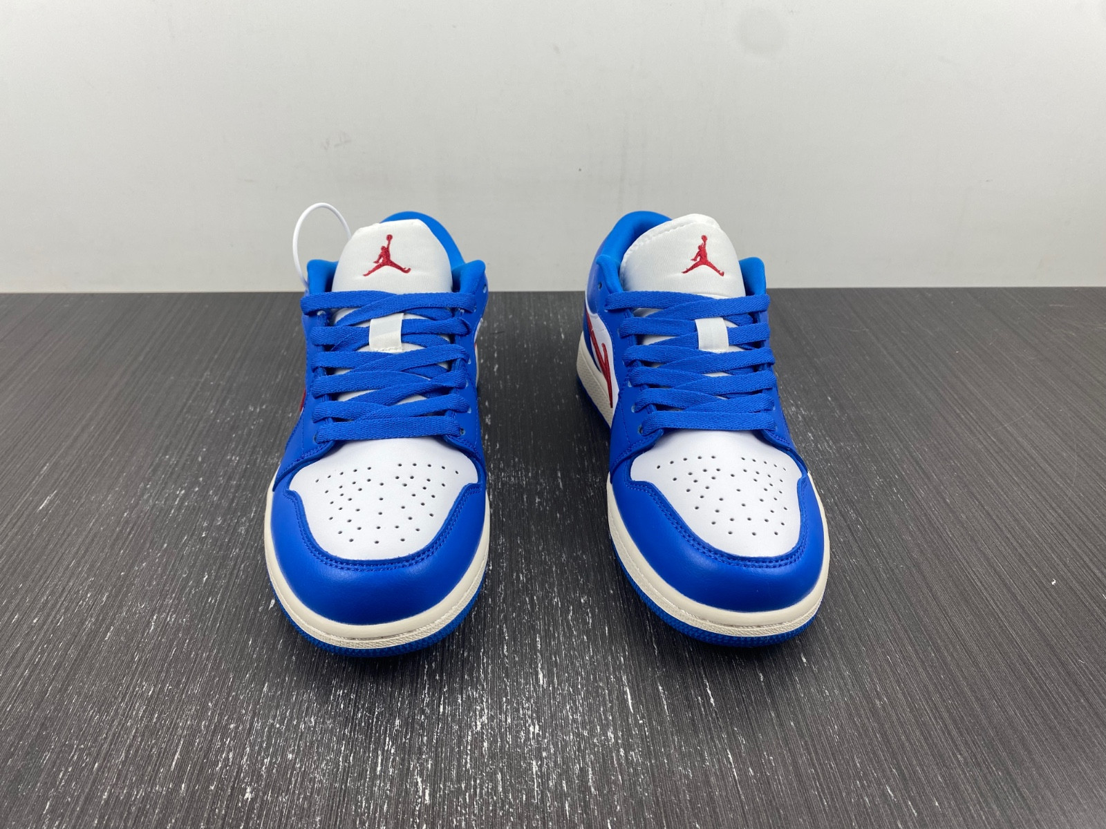 jordan 1 low sport blue gym red (women