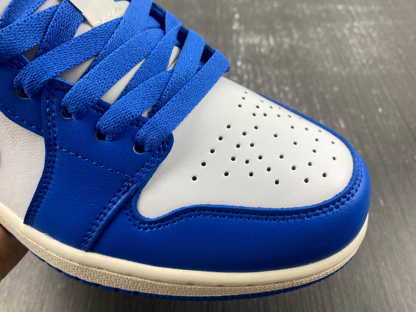 jordan 1 low sport blue gym red (women