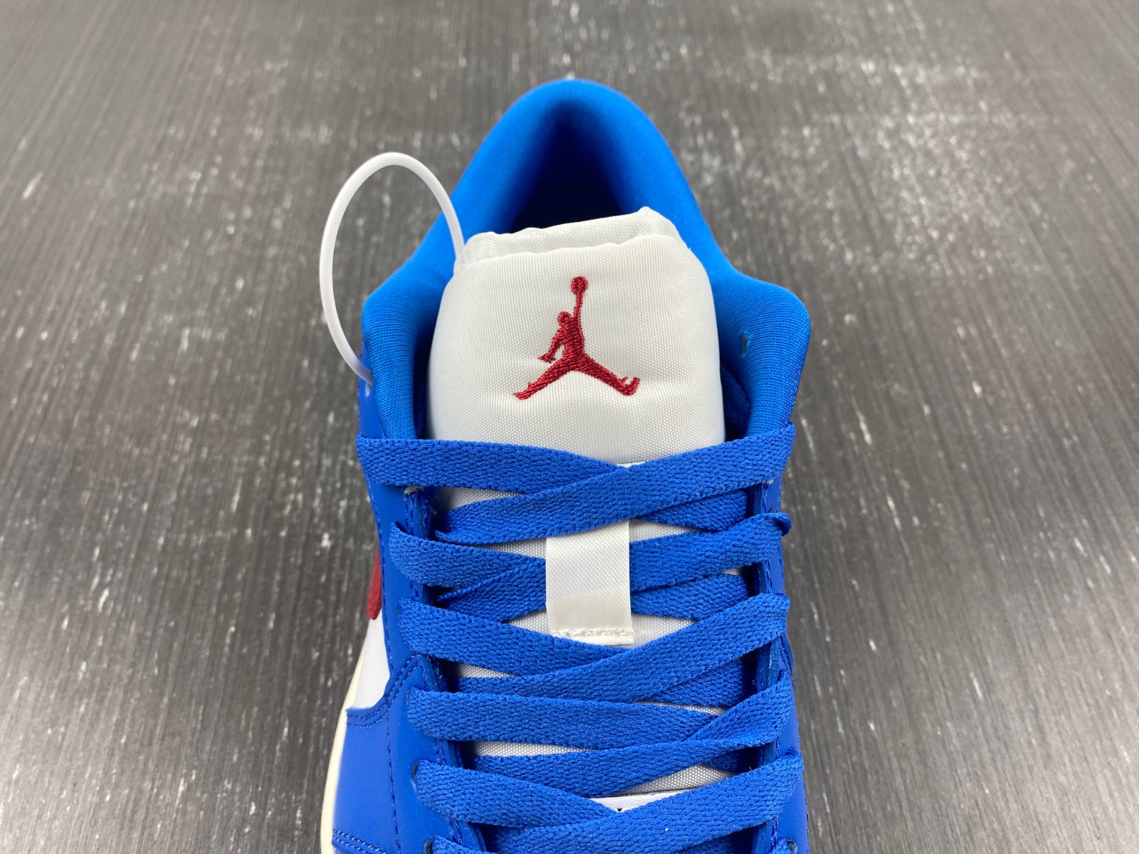 jordan 1 low sport blue gym red (women